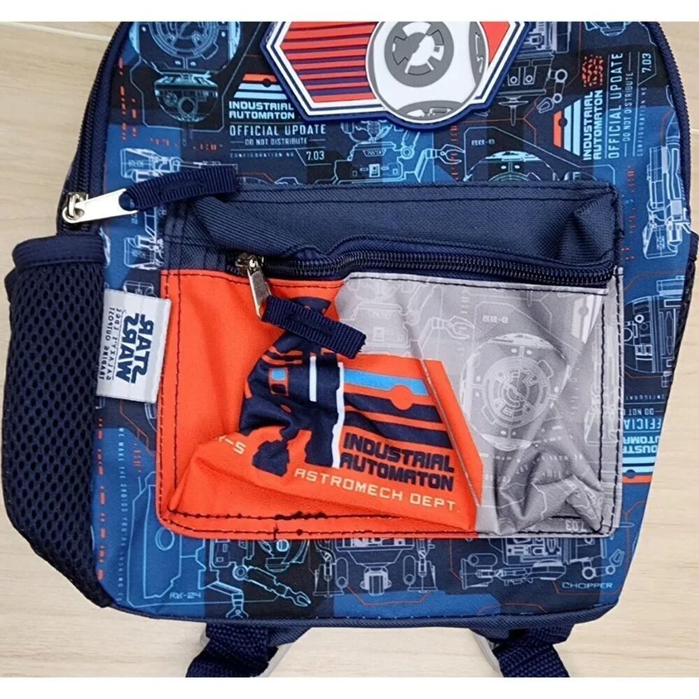 Adorable New With Tags Disney Star Wars BB8 r2d2 Mini Backpack Bag